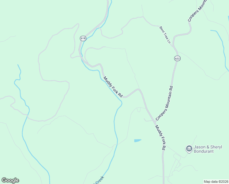 map of restaurants, bars, coffee shops, grocery stores, and more near 1315 Muddy Fork Road in Bassett