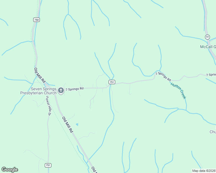 map of restaurants, bars, coffee shops, grocery stores, and more near 33418 7 Springs Road in Glade Spring