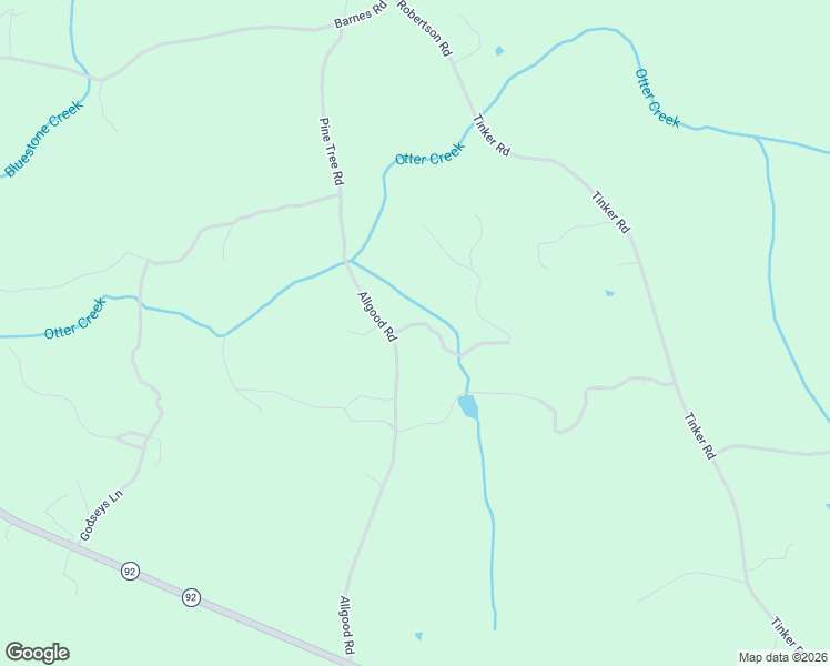 map of restaurants, bars, coffee shops, grocery stores, and more near 183-265 Allgood Road in Chase City