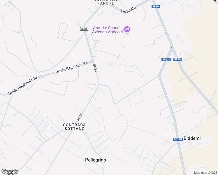 map of restaurants, bars, coffee shops, grocery stores, and more near 21 Contrada Pellegrino in Libero consorzio comunale di Ragusa