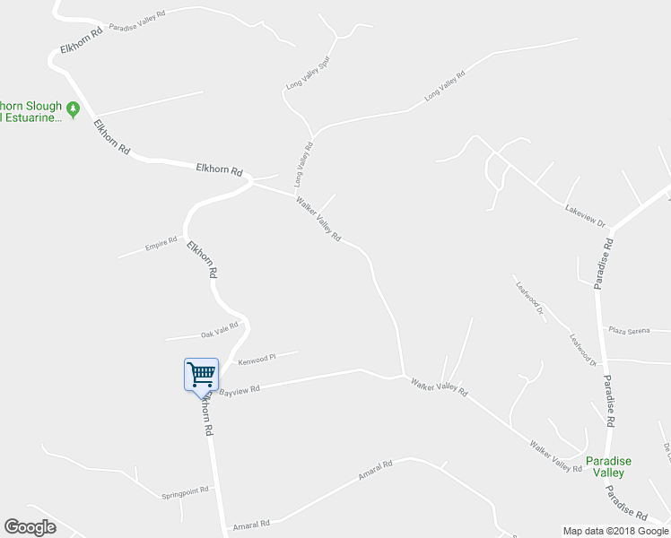 map of restaurants, bars, coffee shops, grocery stores, and more near 80 Walker Valley Road in Castroville