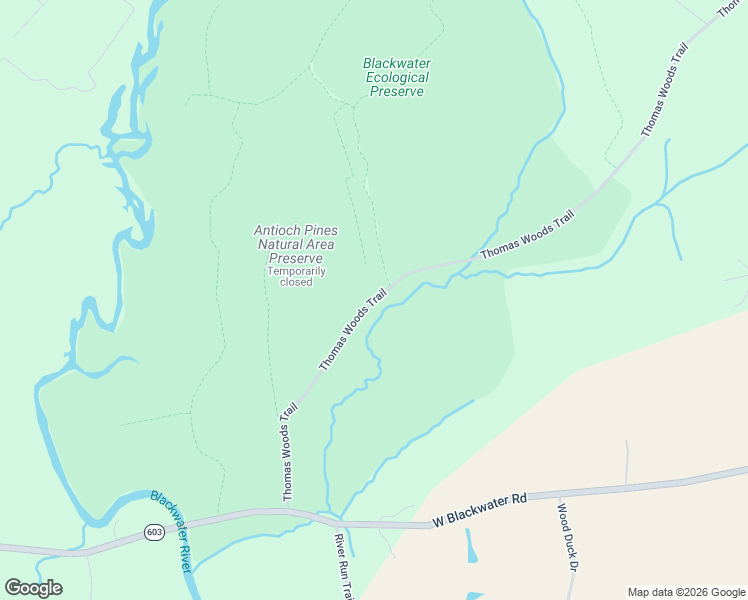 map of restaurants, bars, coffee shops, grocery stores, and more near State Route 614 in Zuni