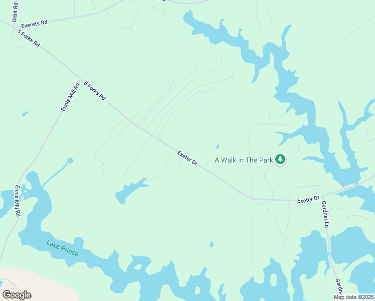 map of restaurants, bars, coffee shops, grocery stores, and more near 5156 Exeter Drive in Suffolk
