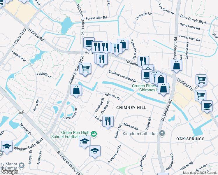 map of restaurants, bars, coffee shops, grocery stores, and more near 3744 Snowdrift Circle in Virginia Beach