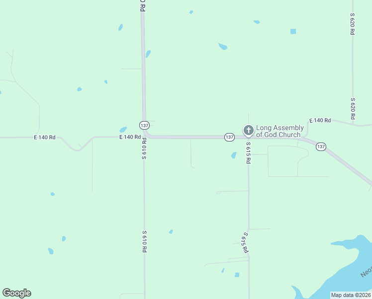 map of restaurants, bars, coffee shops, grocery stores, and more near 61295 Oklahoma 137 in Miami