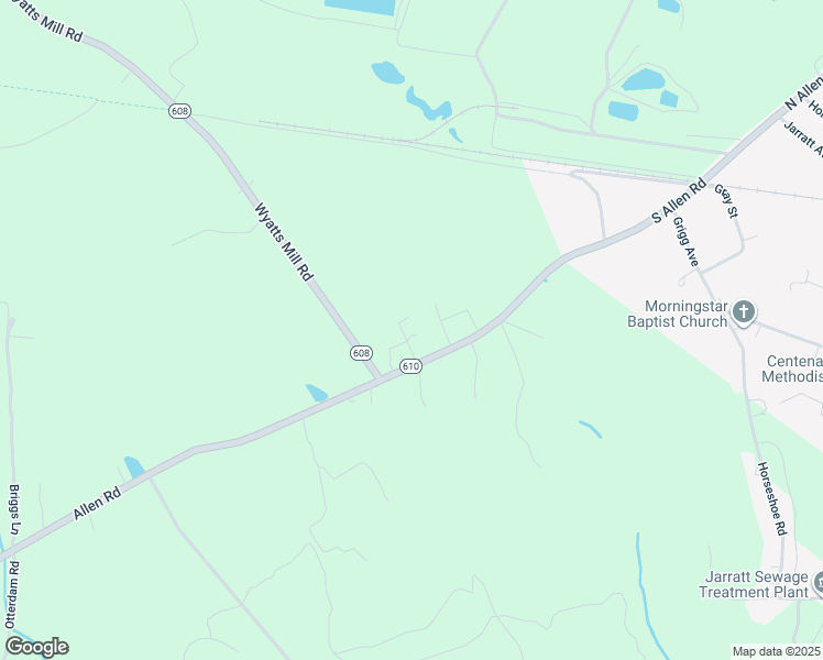 map of restaurants, bars, coffee shops, grocery stores, and more near 87 Kings Lane in Jarratt