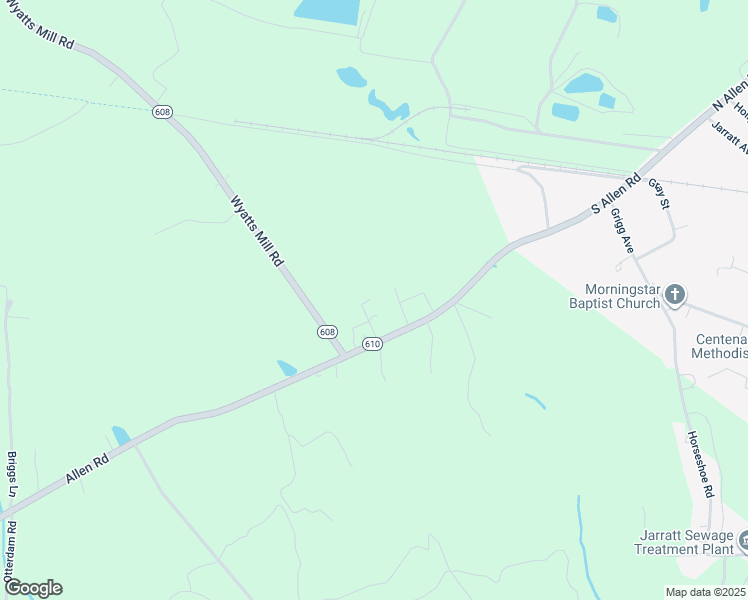 map of restaurants, bars, coffee shops, grocery stores, and more near 87 Kings Lane in Jarratt