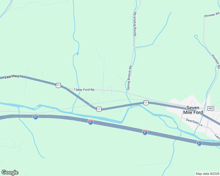 map of restaurants, bars, coffee shops, grocery stores, and more near 233 7 Mile Ford Road in Marion