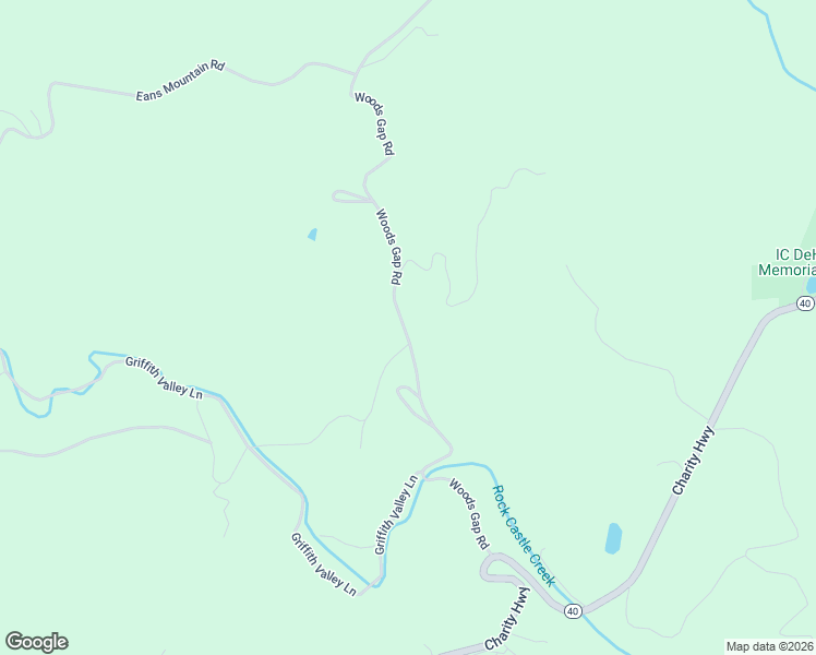 map of restaurants, bars, coffee shops, grocery stores, and more near 483-577 Woods Gap Road in Woolwine