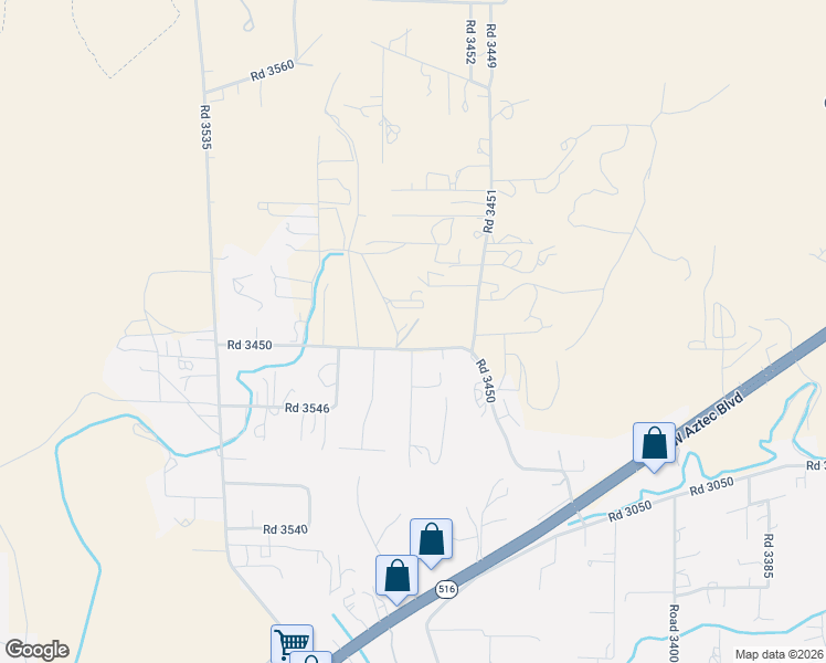 map of restaurants, bars, coffee shops, grocery stores, and more near 6 Road 3459 in Flora Vista