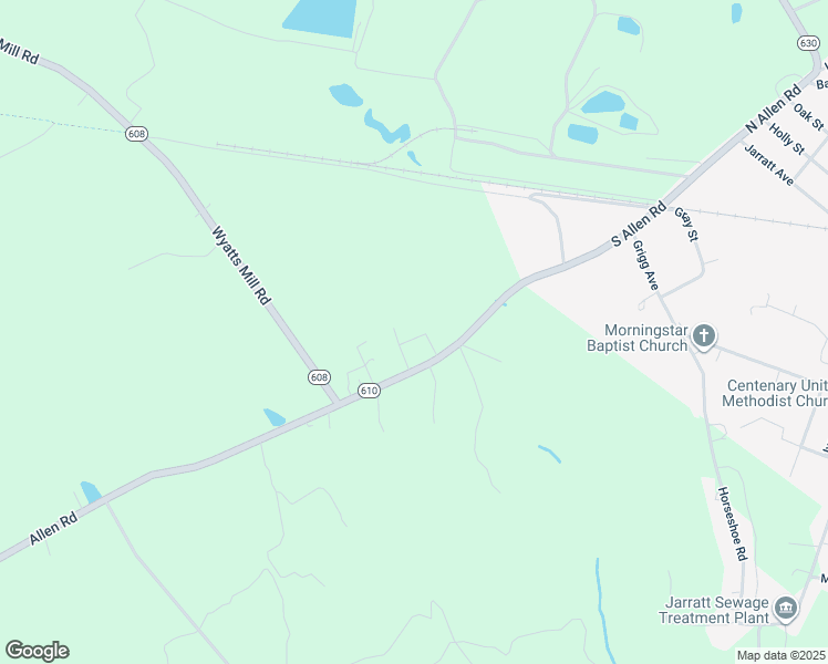 map of restaurants, bars, coffee shops, grocery stores, and more near in Jarratt