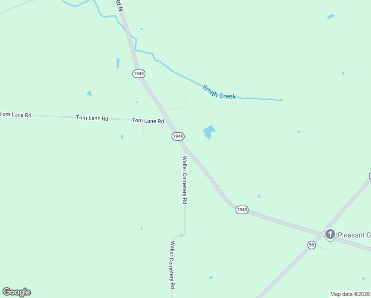 map of restaurants, bars, coffee shops, grocery stores, and more near 1 Waller Cemetery Road in Benton