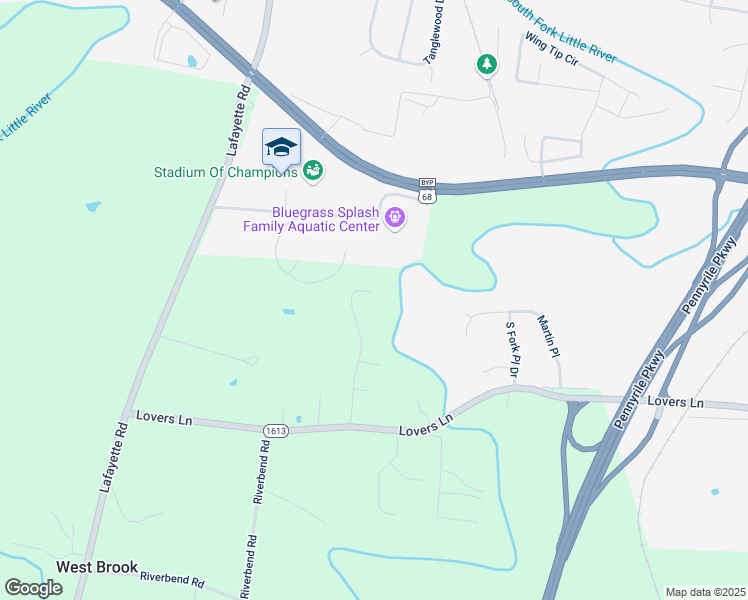 map of restaurants, bars, coffee shops, grocery stores, and more near 4899 Orten Road in Hopkinsville
