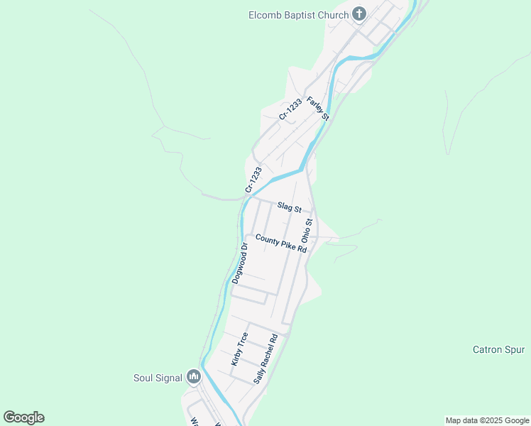map of restaurants, bars, coffee shops, grocery stores, and more near 7 Branson Street in Harlan