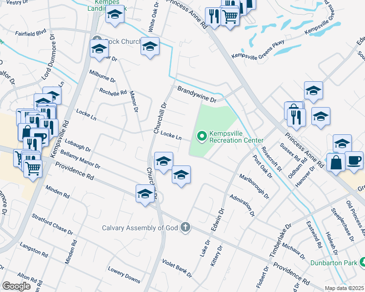 map of restaurants, bars, coffee shops, grocery stores, and more near 804 Tropical Drive in Virginia Beach