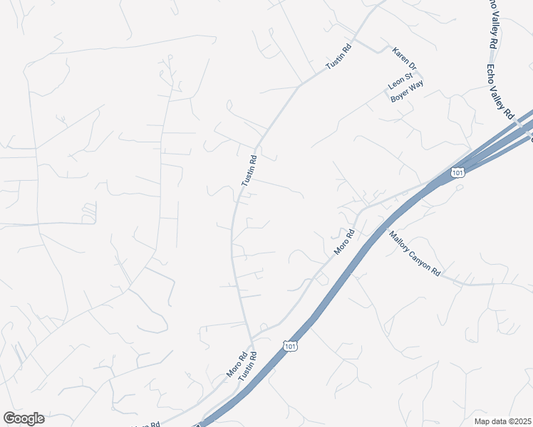 map of restaurants, bars, coffee shops, grocery stores, and more near 7125 Tustin Road in Salinas