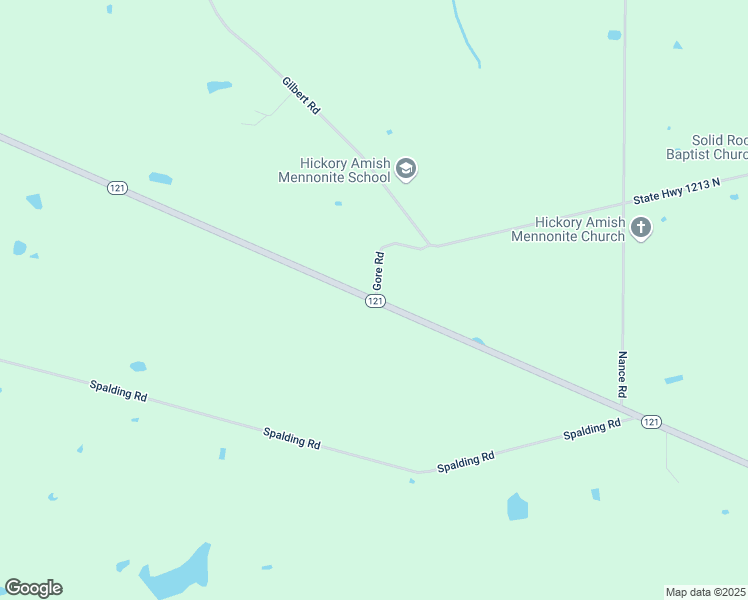 map of restaurants, bars, coffee shops, grocery stores, and more near 8193 Kentucky 121 in Mayfield