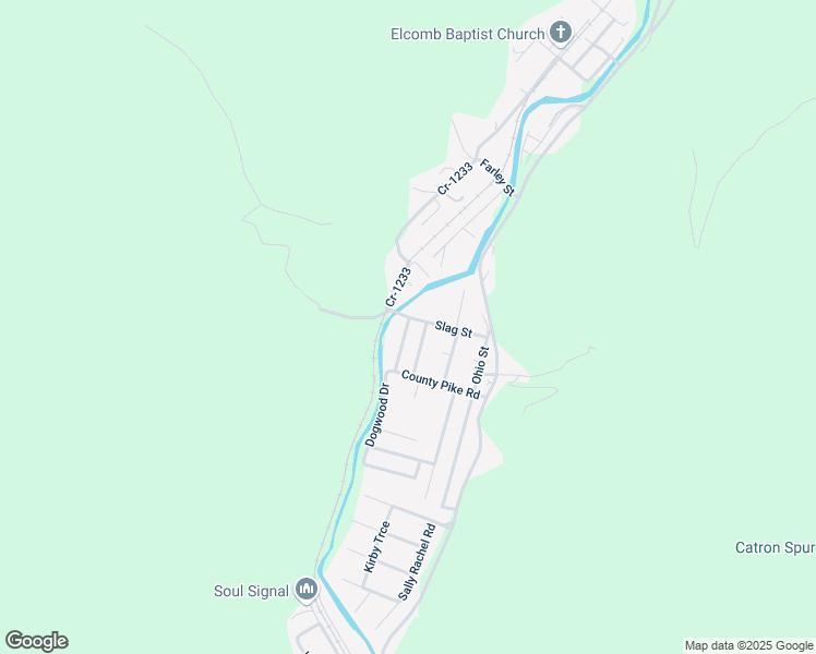 map of restaurants, bars, coffee shops, grocery stores, and more near 7 Branson Street in Harlan