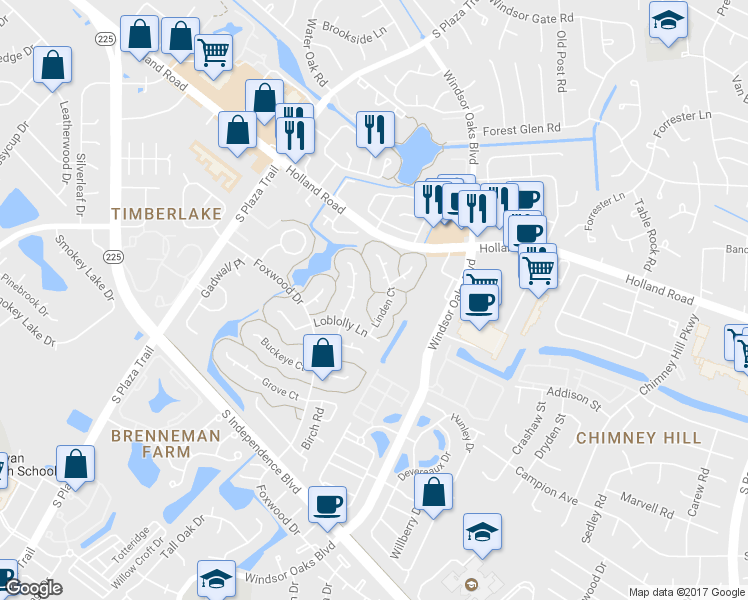 map of restaurants, bars, coffee shops, grocery stores, and more near 753 Linden Court in Virginia Beach