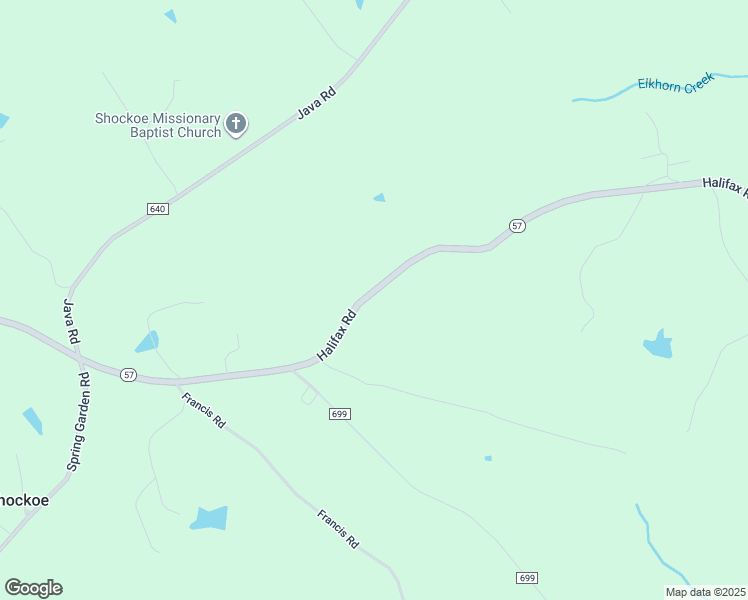 map of restaurants, bars, coffee shops, grocery stores, and more near 9488 Halifax Road in Java