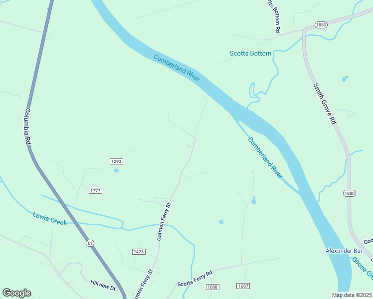 map of restaurants, bars, coffee shops, grocery stores, and more near 801 Garmon Ferry Street in Burkesville