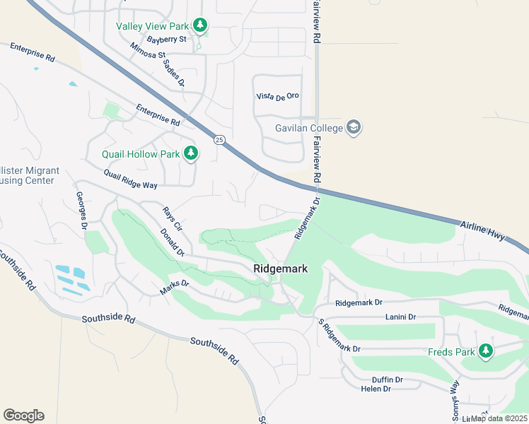 map of restaurants, bars, coffee shops, grocery stores, and more near 280 Joes Lane in Hollister