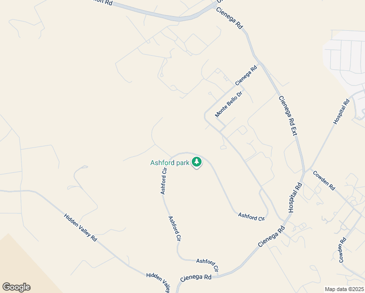 map of restaurants, bars, coffee shops, grocery stores, and more near 4116 Ashford Circle in Hollister