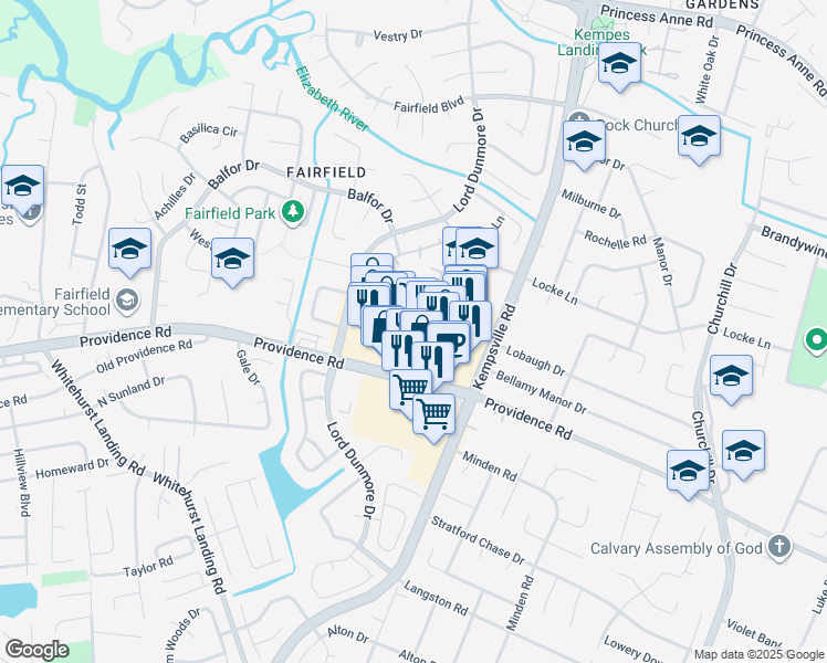5242 Fairfield Shopping Centre, Virginia Beach VA Walk Score