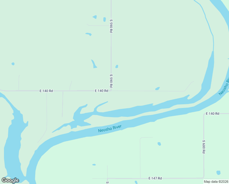 map of restaurants, bars, coffee shops, grocery stores, and more near 13966 South 590 Road in Miami