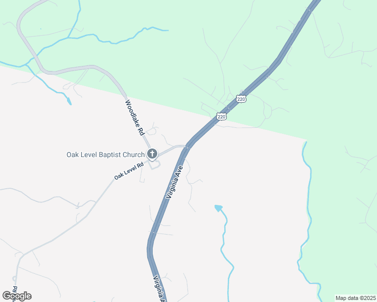 map of restaurants, bars, coffee shops, grocery stores, and more near in Oak Level