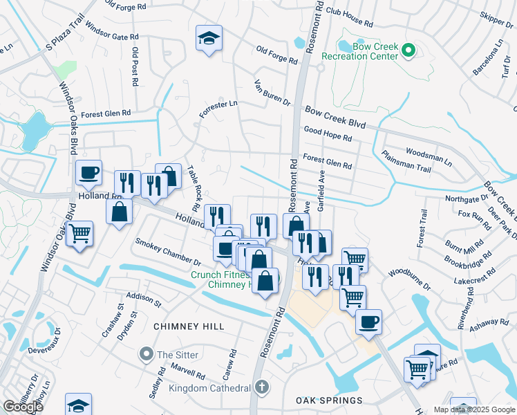 map of restaurants, bars, coffee shops, grocery stores, and more near 713 Arthur Avenue in Virginia Beach