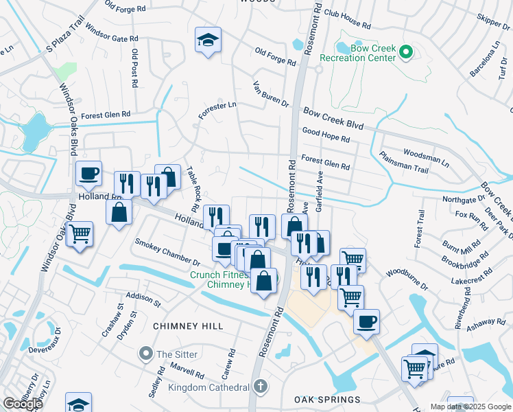 map of restaurants, bars, coffee shops, grocery stores, and more near 711 Arthur Avenue in Virginia Beach