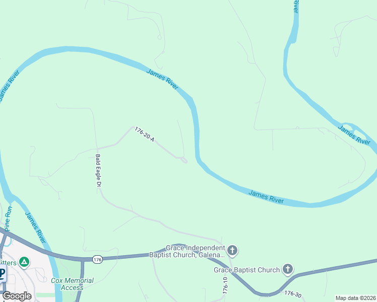 map of restaurants, bars, coffee shops, grocery stores, and more near 605-799 Baker Hole Road in Galena