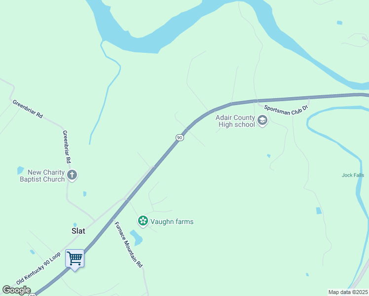 map of restaurants, bars, coffee shops, grocery stores, and more near Highway 90 in Monticello