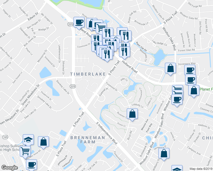 map of restaurants, bars, coffee shops, grocery stores, and more near 4308 Gadwall Place in Virginia Beach