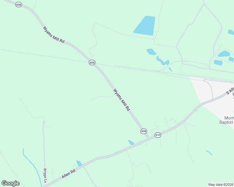 map of restaurants, bars, coffee shops, grocery stores, and more near 410 Wyatts Mill Road in Jarratt