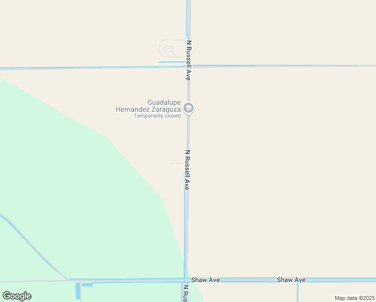 map of restaurants, bars, coffee shops, grocery stores, and more near 5609 North Russell Avenue in Firebaugh
