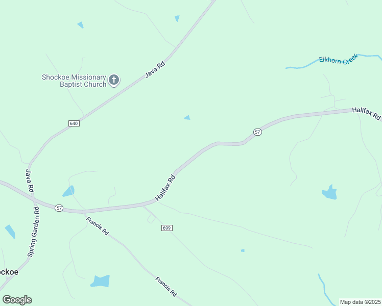map of restaurants, bars, coffee shops, grocery stores, and more near 9557 Halifax Road in Java