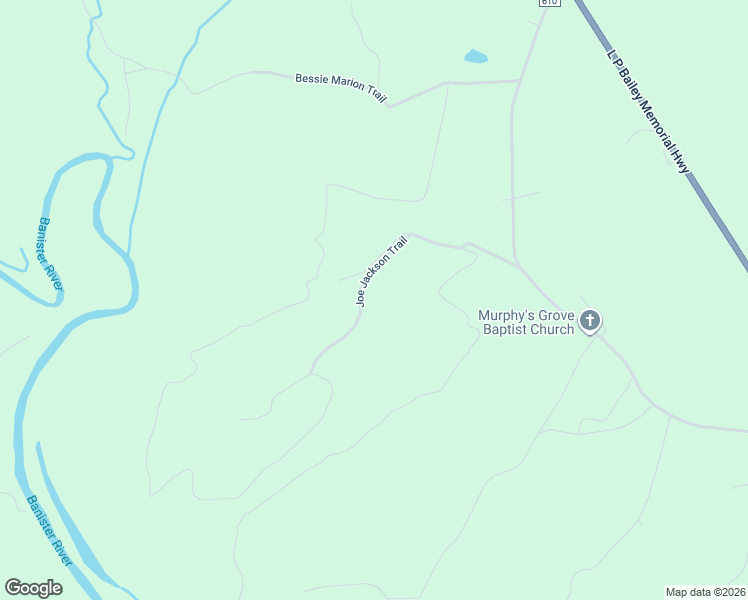 map of restaurants, bars, coffee shops, grocery stores, and more near 1097 Joe Jackson Trail in Halifax