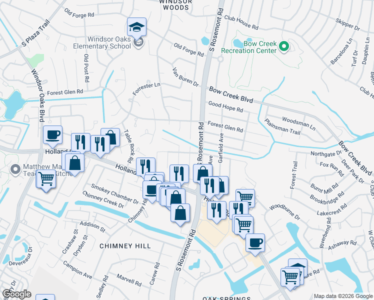 map of restaurants, bars, coffee shops, grocery stores, and more near 700 Arthur Avenue in Virginia Beach