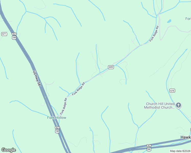 map of restaurants, bars, coffee shops, grocery stores, and more near County Road 699 in Russell County