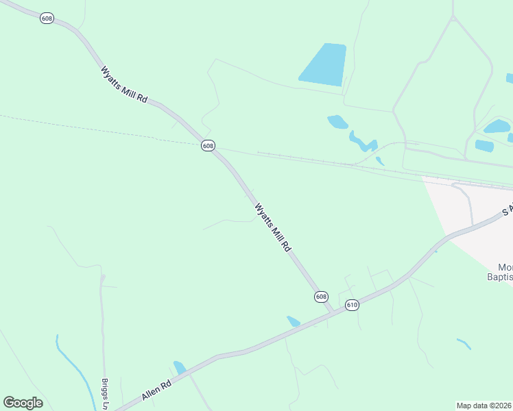 map of restaurants, bars, coffee shops, grocery stores, and more near 410 Wyatts Mill Road in Jarratt