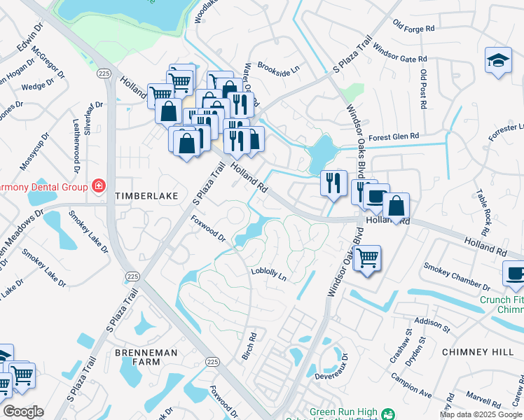 map of restaurants, bars, coffee shops, grocery stores, and more near 721 Waters Drive in Virginia Beach