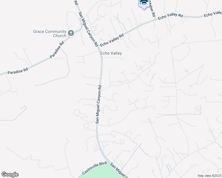 map of restaurants, bars, coffee shops, grocery stores, and more near 17588 Pond Derosa Lane in Prunedale