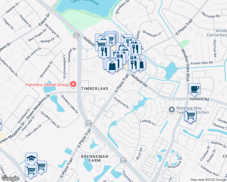 map of restaurants, bars, coffee shops, grocery stores, and more near 859 Spence Circle in Virginia Beach