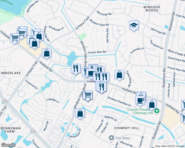 map of restaurants, bars, coffee shops, grocery stores, and more near 3889 Counselor Lane in Virginia Beach
