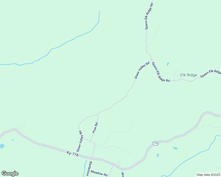 map of restaurants, bars, coffee shops, grocery stores, and more near Shaw Valley Road in Monticello