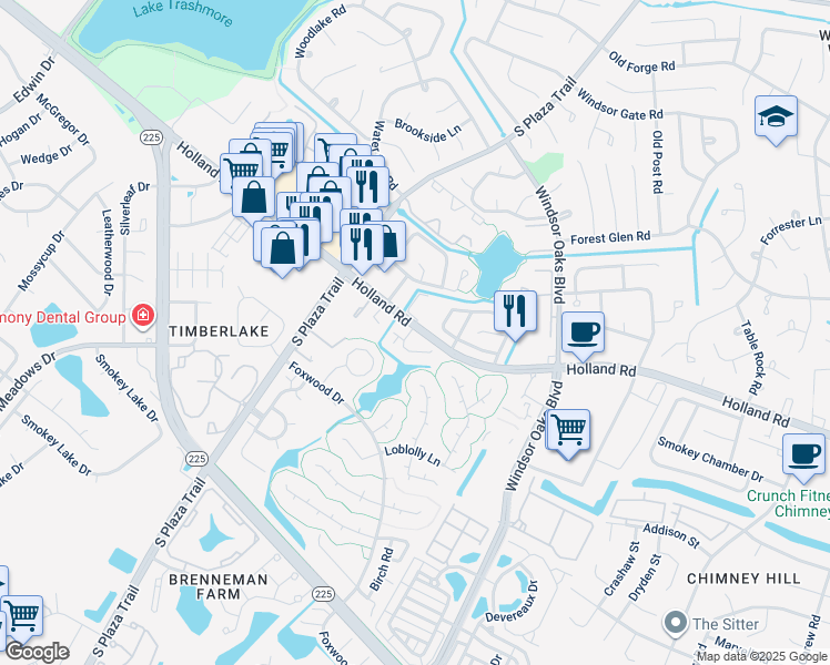map of restaurants, bars, coffee shops, grocery stores, and more near 622 Waters Drive in Virginia Beach
