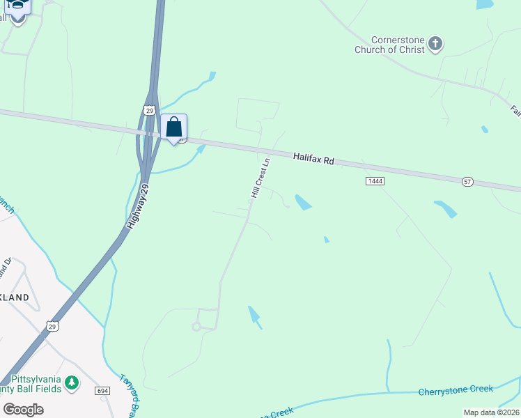 map of restaurants, bars, coffee shops, grocery stores, and more near 180-242 Hill Crest Lane in Chatham
