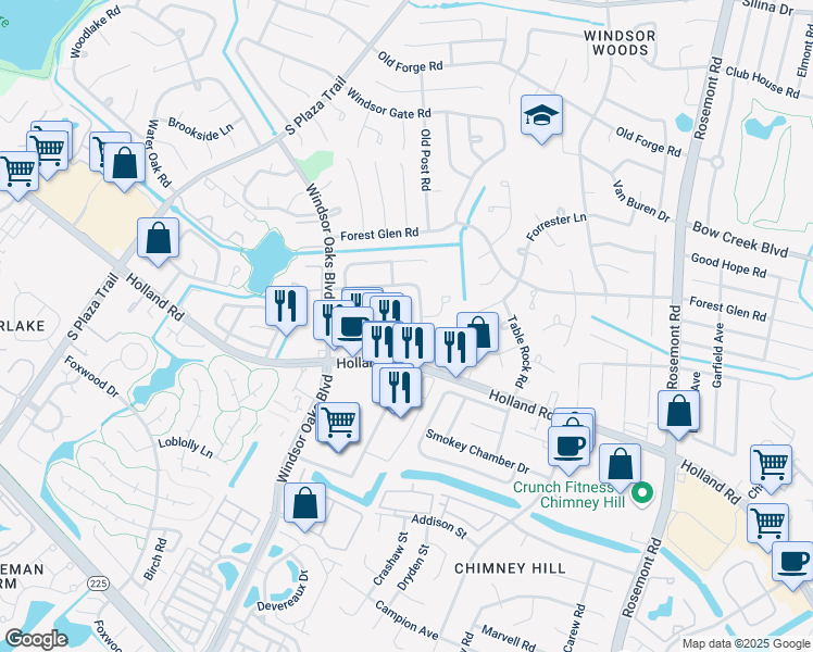 map of restaurants, bars, coffee shops, grocery stores, and more near 3780 Counselor Ln in Virginia Beach